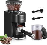 FOHERE Conical Burr Coffee Grinder Electric, Coffee Bean Grinder with 35 Precise Grind Setting, Adjustable Burr Grinders, Anti-static Burr Coffee Grinder for Espresso, Drip Coffee, French Press, Black