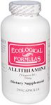 Ecological Formulas Allithiamine Vitamin B1 Capsule, 50 mg, 250 Count