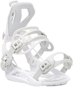 XCMAN Rear Step in Style Snowboard Bindings Lightweight Rear Entry All-Mountain Bindings for Men Women Easy in and Out
