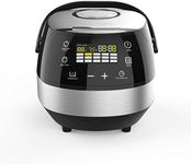 Drew&Cole CleverChef Intelligent Digital Multicooker 5L - 860W - Chrome - Touch Control - Energy Efficient - 14-in-1 Cooker - Delay Timer & Keep Warm Function - Simple & Effective Cooking