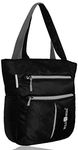 WILD MODA Kareena Women's Multipurpose Shoulder and Tote Bag (Black)