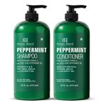 Botanic Hearth Peppermint Oil Shampoo And Conditioner Set | Hair Blooming Formula With Keratin | Fights Hair Loss | Sulfate Free For Men And Women | 16 Fl Oz X 2