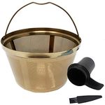 Goldtone Stainless Steel 8-12 Cup Basket Coffee Filter for Mr. Coffee and Black and Decker Machines