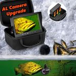 FishPRO [2024 Upgrade] Underwater Fishing Camera - [No Slide Off] 7'' Ice Fishing Camera Underwater w/Bracket, 24pcs Light, 4,500mAh, Portable Fish Finder Ice Fish Gifts for Men, 50FT Cable