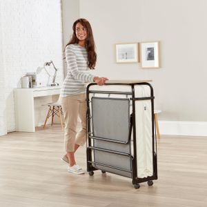 Jay-Be Single Folding Bed – Black Portable Guest Bed