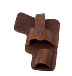 GunAlly Leather OWB Pistol Belt Holster for IOF 32 Ashani Size