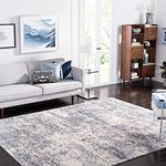 SAFAVIEH Berber Shag Collection BER274B Modern Abstract Anti-Shedding Carpet for Living Room, Bedroom, Dining Room and Entryway, 20.4 x 25.4 m, 3cm Thick