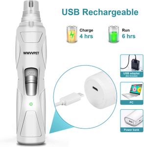 Pet Nail Grinder with LED Light – 2-Speed Electric Trimmer