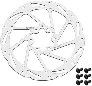 Tektro 160mm Bike Disc Brake Rotor, 6 Bolt with Bolts Included for Mountain, Road, E-Bike, BMX, TR160-24 Series