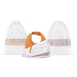 Hayden Hill Luxury Organic Cotton Dust Bags for Handbags - 3 Pack Small - Shoe Bag, Purse and Handbag Storage - Certified Carbon Neutral