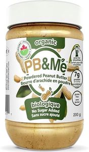 PB&Me Organic Powdered Peanut Butter (No Sugar Added), 200g