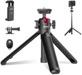 Camera Phone Tripod Flexible for Gopro - Mini Desktop Table Tripod Extendable Handle Selfie Stick Phone Hot Shoe Mount Remote Shutter Vlog Kits for Sony iPhone Gopro Hero Black