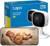 Tapo Mini Smart Security Camera, Indoor CCTV, Works with Alexa&Google Home, No Hub Required, 1080p, 2-Way Audio, Night Vision, SD Storage, Device Sharing (TC60) [Amazon Exclusive]