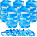 Liliful 50 Pcs Plain Silicone Rubbe