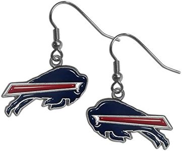 NFL Siskiyou Sports Womens Buffalo Bills Dangle Earrings One Size Team Color