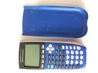 Texas Instruments TI-84 Plus Silver Edition Graphing Calculator - Blue