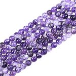 8mm Natural Amethyst Gemstone Round