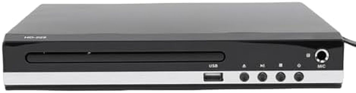 Yanmis DVD Player, Multi Region Free Blu Ray DVD CD Player for TV with 1080P HD Resolution, USB Port, Output, Remote Control, Supports All Regions 1-6, Various Disc Formats (GB Plug)