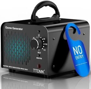 Ozone Generator 15,000mg/h, Commercial Ozone Machine, High Capacity Ozone Machine Odor Removal, Home Ozone Generator for Car, Pet, Smoke, Home, etc (Black)