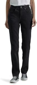 Lee Women's Petite Ultra Lux Comfort with Flex Motion Straight Leg Jean, Midnight Bloom, 12 Petite