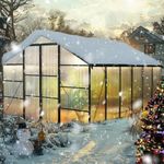 10×12FT Greenhouses for Outdoors, L