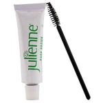 Julienne Eyelash Eyebrow Tint 15ml Dye Dark Brown + Free Eyelash Wand 15ml