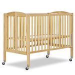 Dream On Me Folding Full Size Convenience Crib, Natural