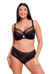 Curvy Kate Women Victory Balcony Everyday Bra, Black, 36J