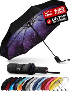 Repel Windproof Travel Umbrella – Compact Folding, Lightweight