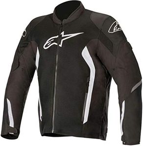 Alpinestars Men's Viper V2 Air Motorcycle Jacket, Black/White, Small