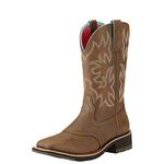 Ariat Women's Delilah Work Boot, Toasted Brown, 7 B US