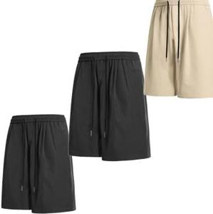 3 Pack Gym Shorts Men,Workout Shorts Men Elastic Waistband Quick Dry Athletic Running Short Pants Lightweight Breathable with Pockets,Gym,Sports,Exercise,Tennis,Casual Activewear,Yoga,Hiking,Beachwear