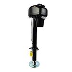 3500LB Power Tongue Jack Black | LED Light for Dark/Night Use | Great for Campers, RVs, Trailers, & More