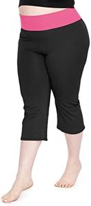 Women's and Plus Size Capri Yoga Pants| Small - 7X |