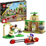 LEGO Star Wars Tenoo Jedi Temple Set with Master Yoda, Lightsabers, Droïd Figure and Speeder Bike, Building Toy for Kids, Boys, Girls 4 Plus Years Old 75358