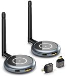 AIMIBO Wireless HDMI Extender Multiple Receivers 1X4, HDMI Wireless Transmitter & Receiver 5G, Stream 1080P@60Hz Video & Audio for Laptop, Cable Box, Camera to Multiple TV, Projector,Monitor 165FT/50M