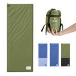 Warm Weather Sleeping Bags for Adults - Lightweight/Compact/Ultralight/Backpacking/Waterproof/Packable, Free Compression Sack - Best for Summer Camp, Hiking, Motorcycle, Easy to Carry, Small Space