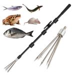 Fishing Harpoon Spear Gig Gaff Fork Hook for Frog Cane Toad Bullfrogs Bufo Flounder Fish Mole Remove Trap Catching