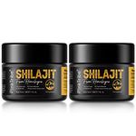 Shilajit Resin, Original Himalayan Shilajit 30g - Gold Grade 100% Pure, Rich in Fulvic & Humic Acid, Minerals, Immune System & Vitality Booster, Vegan (Pack of 2)