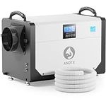 ANDTE Crawl Space Dehumidifier for Basements, Energy Star 112 Pint Commercial Dehumidifiers with Drain Hose for Large Room,Industrial Dehumidifier,Whole House,Water Damage Unit,Auto Defrost.