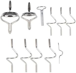 Set di Guide per Canne da Mosca, Guida per la Pesca a Mosca Strumento per la Riparazione Dell'angolazione in Acciaio Inossidabile Forte Anello a Doppia Fibbia Accessori per la Pesca di Diverse Dimensi