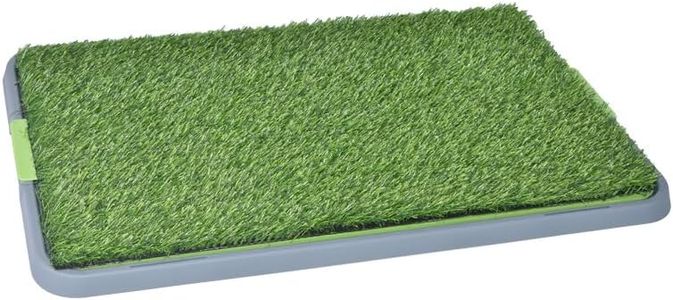 Artificial Grass Puppy Pee Pad, Reusable 3-Layer Training Potty Pad with Tray, Indoor Dog Potty for Puppy Training, Outdoor Dog Toilet Pet Loo