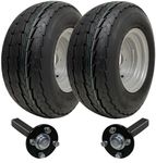 20.5x8.00-10 Trailer Kit High Speed Road Legal Hub & Stub Axles Tyres on Rims