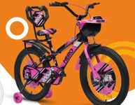 Hero Boomer Kids Cycle in 20t Wheel Size with Fat TYRE for Age Group 7 to 10 Years (Pink)