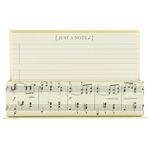 Vintage Music Note: Flat Notecard Sets