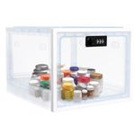 Gekufa Locked Box, Medication Lockable Container Snack Storage Box with Lock for Medicine, Food, Phone, Office Documents storage