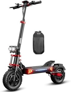 iScooter Electric Scooter Adults, 2400W Motor Up to 38 MPH Top Speed Escooter, 12" Off-Road Pneumatic Tire Scooters for Adults with Cruise Control, Dual Suspensions, Foldable E-Scooter
