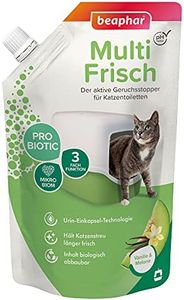 beaphar Multi Fresco – Neutralizador de olores para Arena de Gatos – Extiende la Vida útil de la Arena para Gatos – Fragancia de Vainilla y melón – 400 g