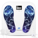 Foot Massager for Neuropathy, Rechargeable TENS EMS Foot Stimulator with 10 Modes 20 Intensities, Feet Circulation Stimulator for Neuropathy, Plantar Fasciitis, Gifts for Mom Dad, FSA HSA Eligible