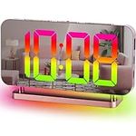 SZELAM RGB Digital Alarm Clock,7.4”